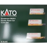 KATO MAXI-IV WELL CAR 5 PACK T