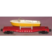 LIO FLATCAR w/BOAT WHITE and Y