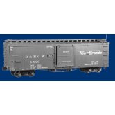 RAIL BOXCAR KIT WOOD 30ft D&RG