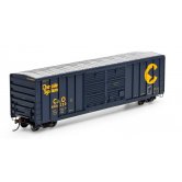 ATH BOXCAR 50ft DD C&O CHESSIE