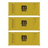 WKW CONTAINER 20ft 3 PK MSC YE