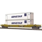 MTH USED HUSKY STACK w/2 CONTA