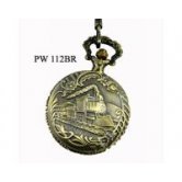 GT POCKET WATCH W/ TRAIN DESIG