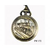 GT POCKET WATCH W/ TRAIN DESIG