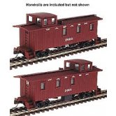 WKW 30' Wood Caboose WABASH 2