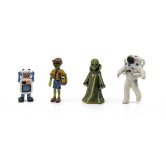 WS SCI-FI FIGURES 4 PK