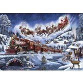 LNT CHRISTMAS CARDS STEAM LOCO