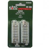 KATO STRAIGHT TRACK 62 mm 2 7/